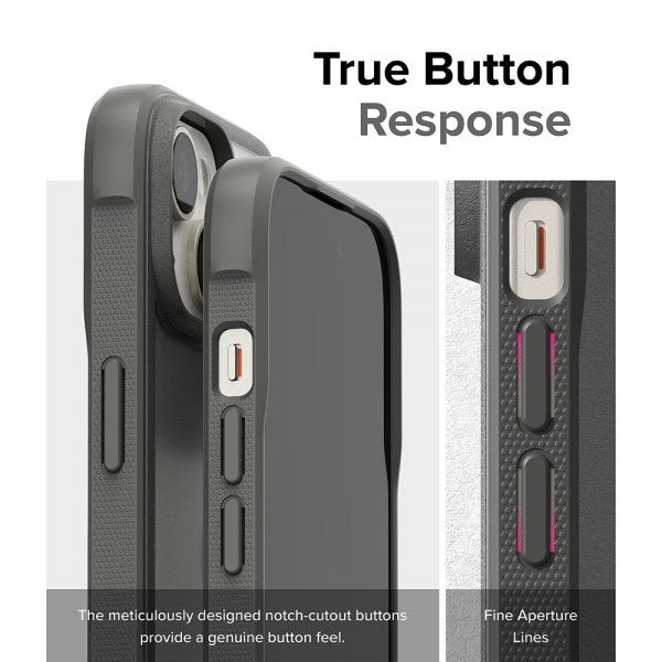Ringke iPhone 15 Kuori Fusion Bold Matte Gray