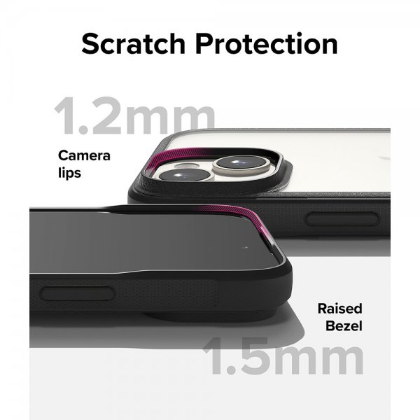 Ringke iPhone 15 Kuori Fusion Bold Musta