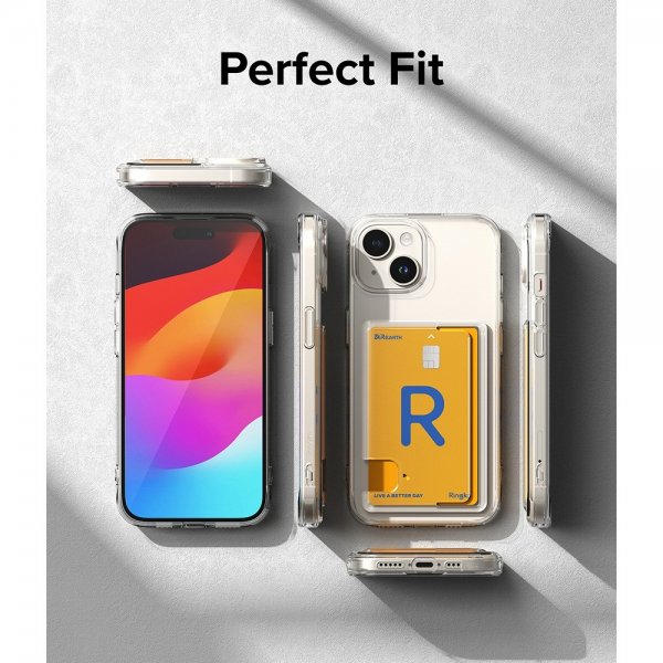 Ringke iPhone 15 -suojakuori Fusion Card Clear