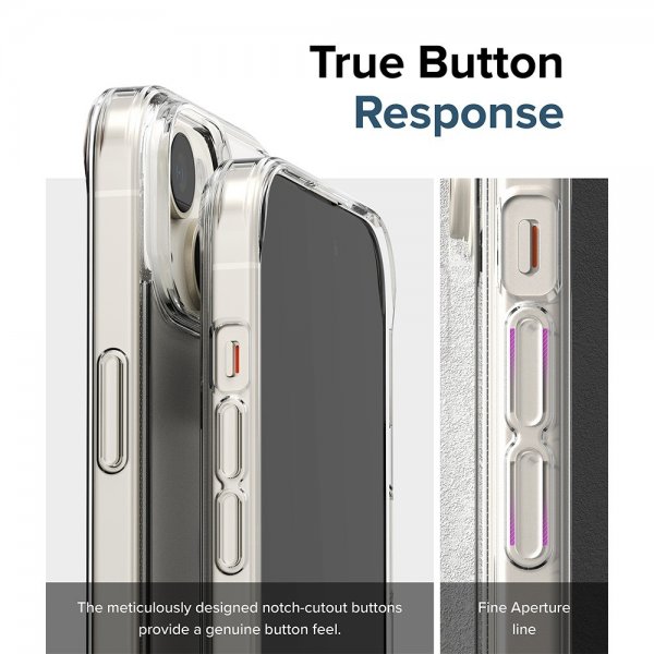 Ringke iPhone 15 Kuori Fusion Matte Clear