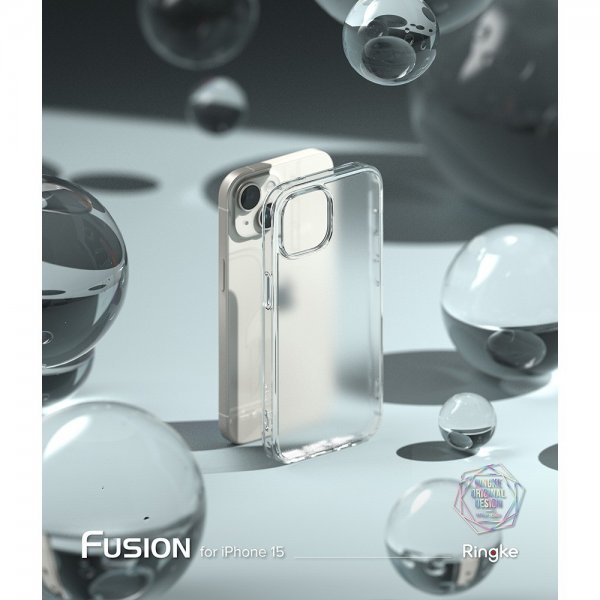 Ringke iPhone 15 Kuori Fusion Matte Clear