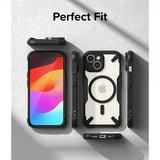 Ringke iPhone 15 -kuori Fusion X Magnetic Matte Black