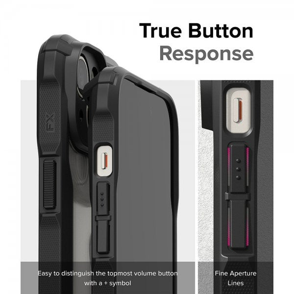 Ringke iPhone 15 -kuori Fusion X Musta