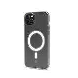 Celly iPhone 15 -kuori GELSKINMAG MagSafe Läpinäkyvä