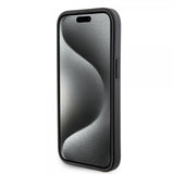 Guess iPhone 15 Suojakuori Grip Stand Function Musta