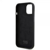 Karl Lagerfeld iPhone 15 -kuori Ikonik Metal Pin Musta