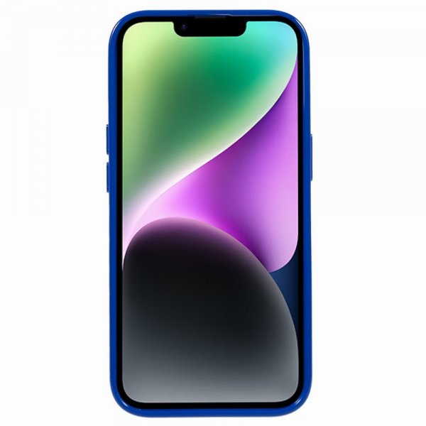 Mercury iPhone 15 Kuoret Jelly Glitter Sininen