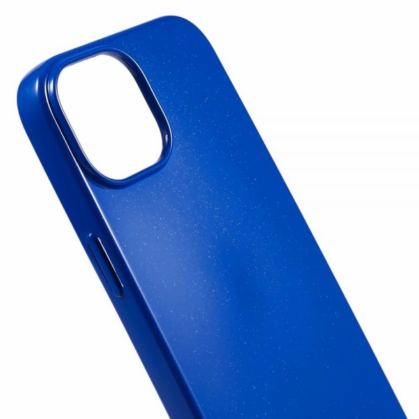 Mercury iPhone 15 Kuoret Jelly Glitter Sininen