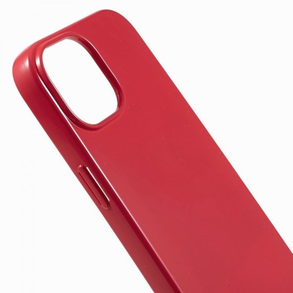 Mercury iPhone 15 Kuori Jelly Glitter Magenta