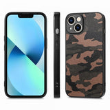 iPhone 15 Kuoret Maastokuvio Ruskea