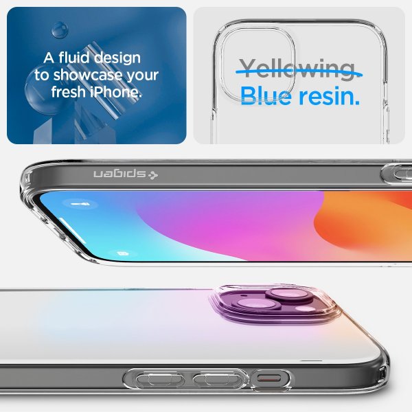 Spigen iPhone 15 Suojakuori Liquid Crystal Crystal Clear