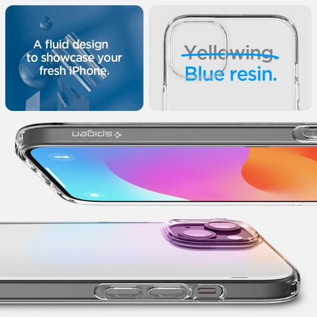 Spigen iPhone 15 Suojakuori Liquid Crystal Crystal Clear