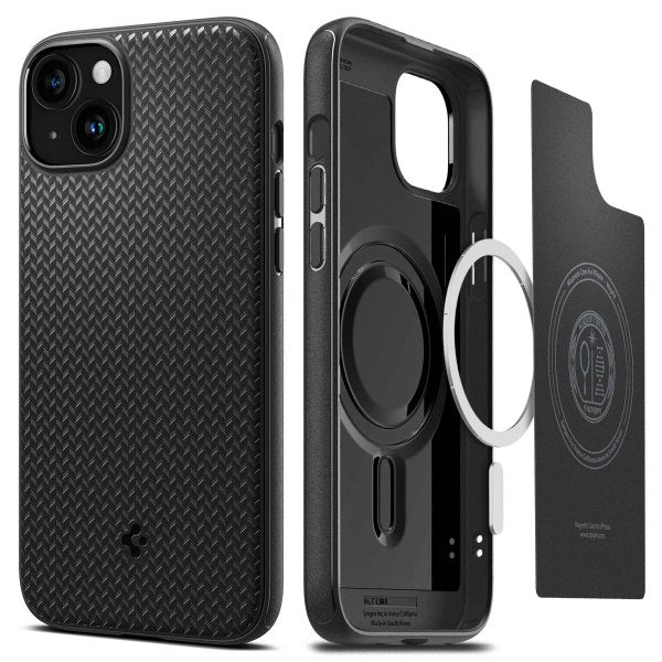 Spigen iPhone 15 Suojakuori Mag Armor MagFit Matte Black