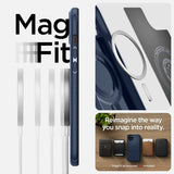 Spigen iPhone 15 -kuori Mag Armor MagFit Navy Blue