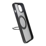 Rvelon iPhone 15 -suojakuori pyörivällä MagSafe-jalustalla, mattamusta