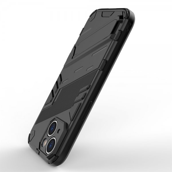 iPhone 15 -kotelo jalustalla, musta