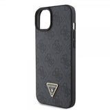 Guess iPhone 15 Kuoret Metal Logo Strass Crossbody Strap Musta