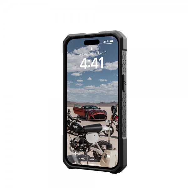 Urban Armor Gear (UAG) iPhone 15 -suojakuori Monarch Pro MagSafe Kevlar Black