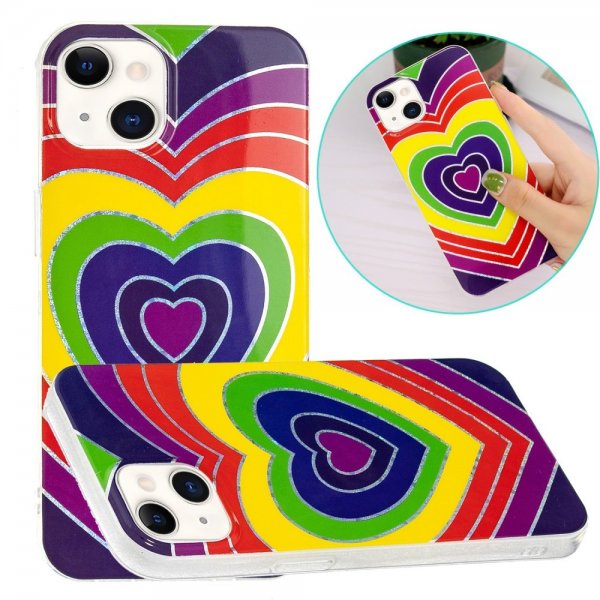 iPhone 15 -kuori sydänkuviolla