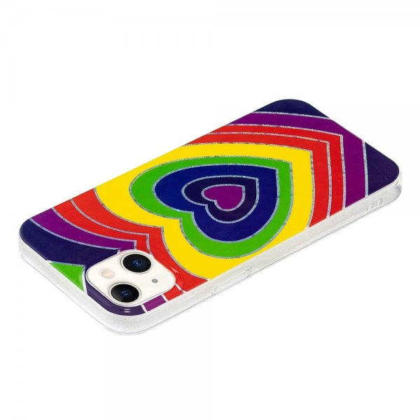 iPhone 15 -kuori sydänkuviolla