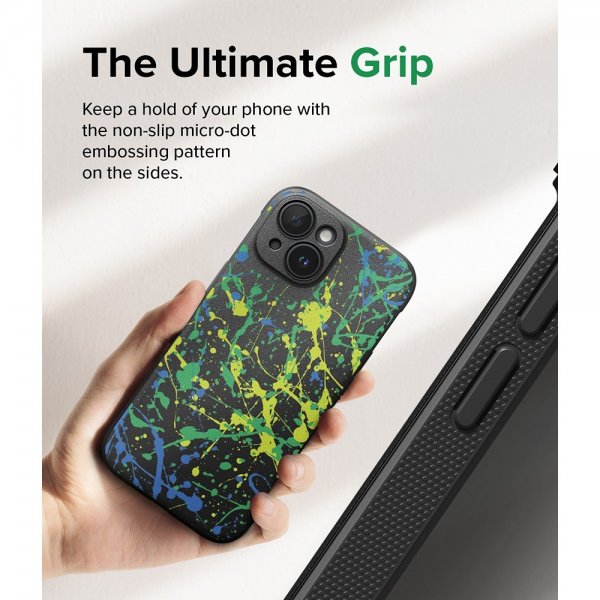 Ringke iPhone 15 -kuori Onyx Design Action Painting