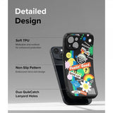 Ringke iPhone 15 Kuori Onyx Design Sticker