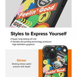 Ringke iPhone 15 Kuori Onyx Design Sticker