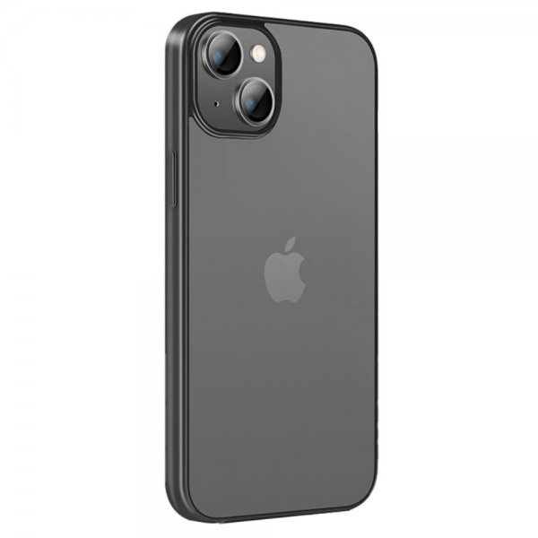 X-Level iPhone 15 -kuoret, pinnoitettu reuna, musta