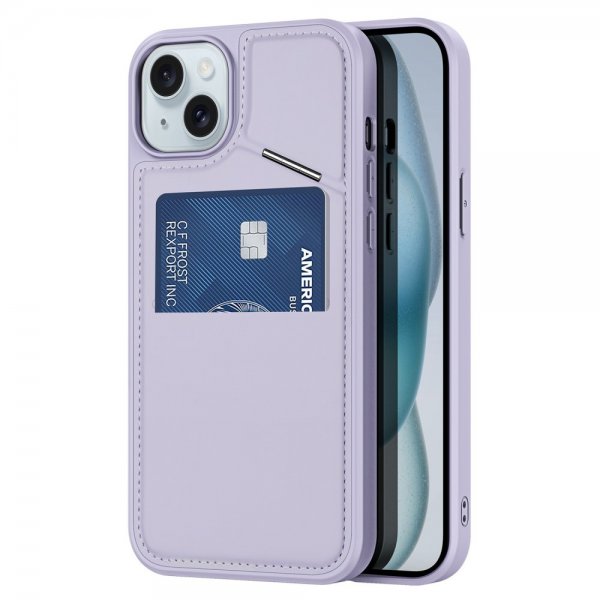 Dux Ducis iPhone 15 -kuori, Rafi II Series, MagSafe, violetti