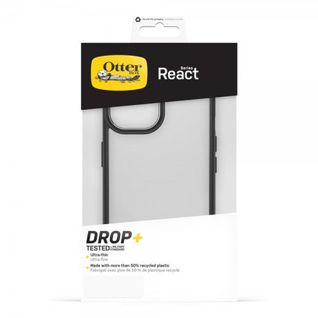 Otterbox iPhone 15 -suojakuori React, Black Crystal