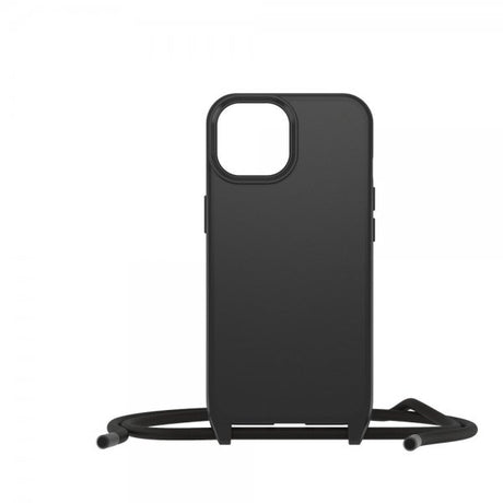 Otterbox iPhone 15 React Necklace MagSafe -kuori, musta