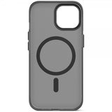 Decoded iPhone 15 -kotelo kierrätettyä muovia, läpinäkyvä, musta