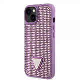 Guess iPhone 15 Kuori Strassikoristeinen Violetti