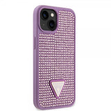 Guess iPhone 15 Kuori Strassikoristeinen Violetti