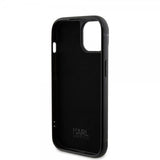 Karl Lagerfeld iPhone 15 Kuoret Rhinestone Musta