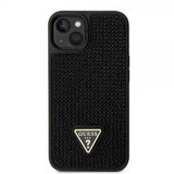 Guess iPhone 15 Kuoret Rhinestone Musta