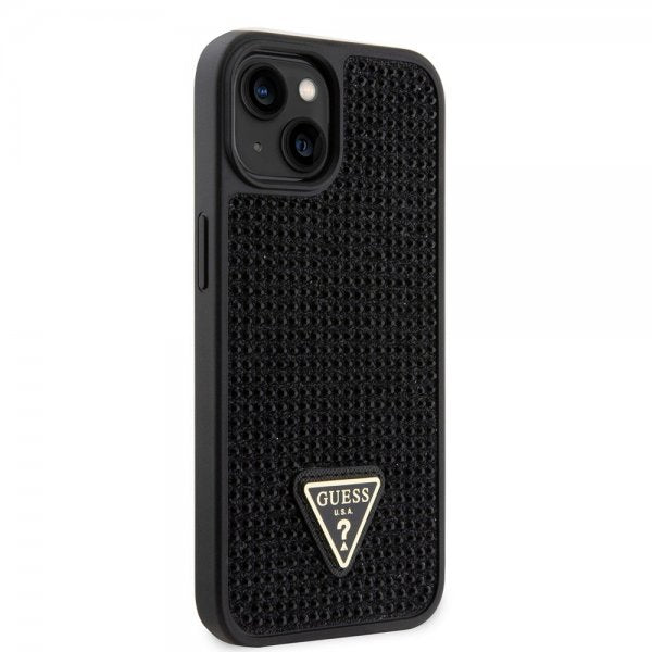 Guess iPhone 15 Kuoret Rhinestone Musta