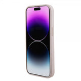 Guess iPhone 15 Saffiano MagSafe -kuori pinkki