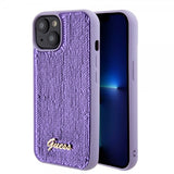 Guess iPhone 15 Suojakuori Sequin Violetti