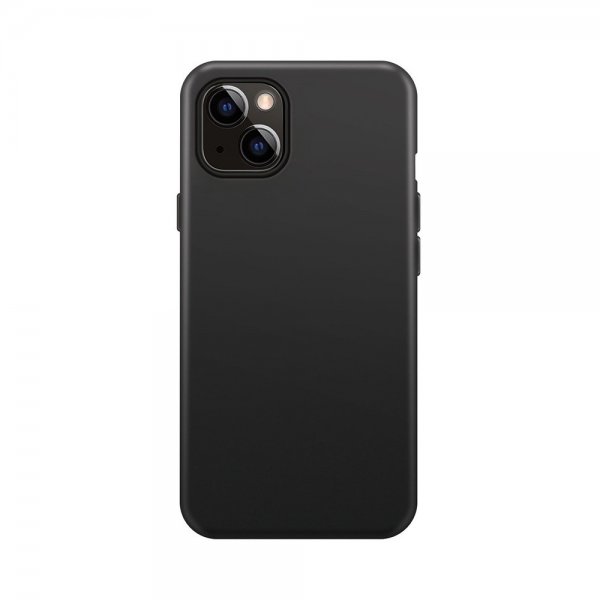 Xqisit iPhone 15 Silicone Case, musta