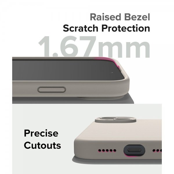 Ringke iPhone 15 Silicone Magnetic Stone -suojakuori