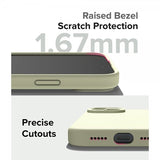 Ringke iPhone 15 Silicone Magnetic Sunny Lime -suojakuori