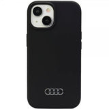 Audi iPhone 15 Silikonikuoret Musta