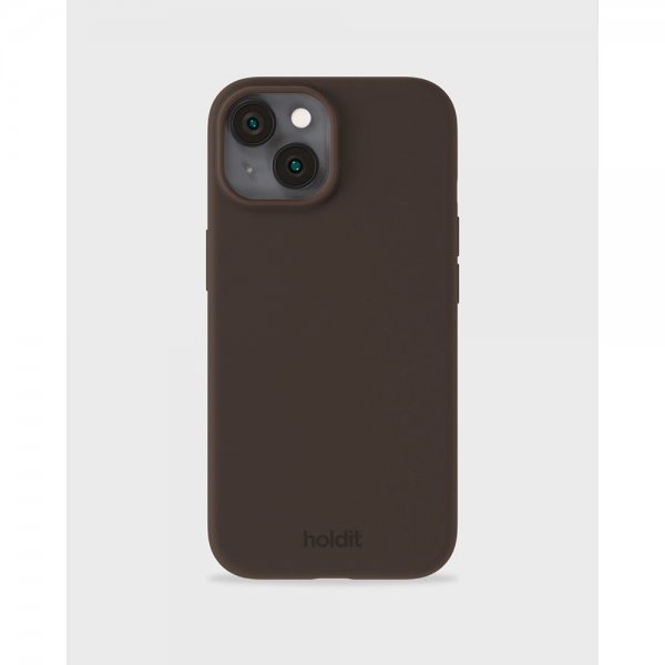 holdit iPhone 13/iPhone 14 Silikonikuori Chocolate