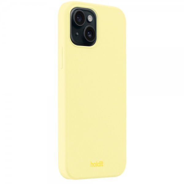 holdit iPhone 15 Silikonikuori Lemonade