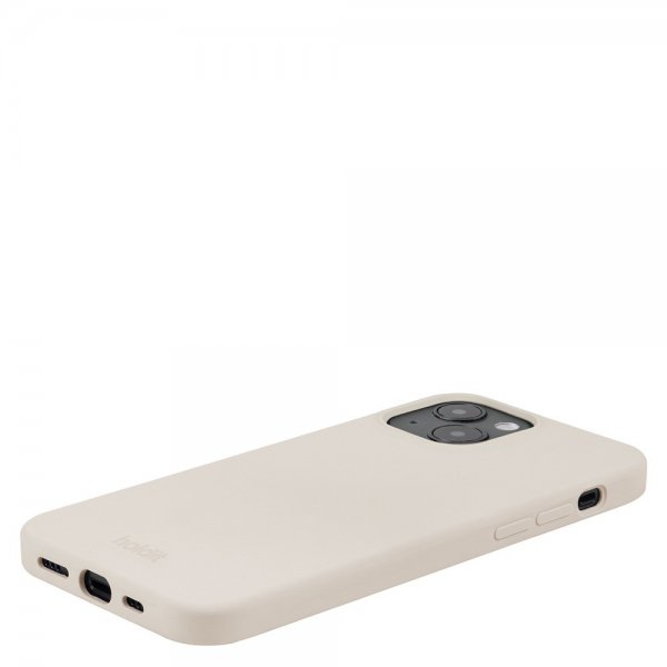 holdit iPhone 15 Silikonikuori Light Beige