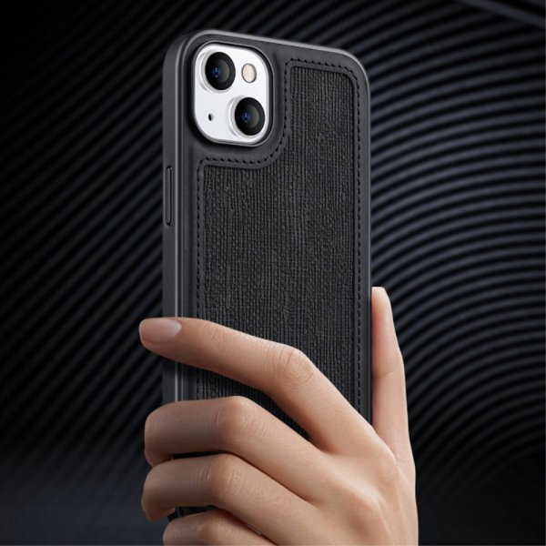 X-Level iPhone 15 Suojakuori Nahanruskea
