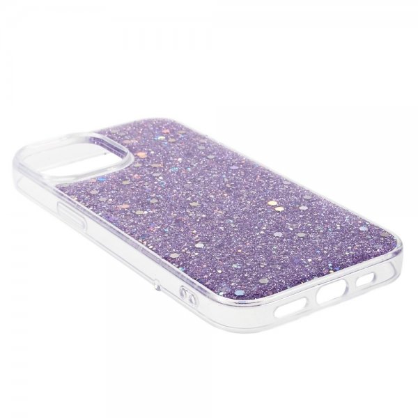 Nordic Covers iPhone 15 -kuori Sparkle Series Lilac Purple