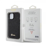 Guess iPhone 15 Kuoret Square Mirror Musta