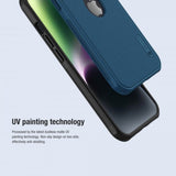 Nillkin iPhone 15 -kuori Super Frosted Shield Pro Logo Hole musta